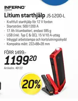 thansen Litium starthjälp, SEK 1199.2 erbjuda