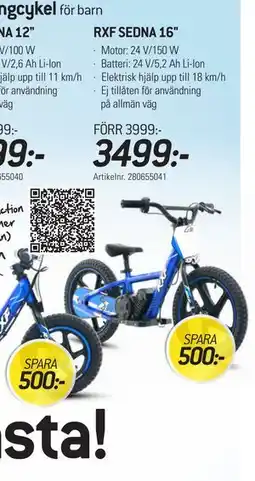 thansen El-springcykel, SEK 3499 erbjuda