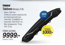thansen Takbox, SEK 9999 erbjuda