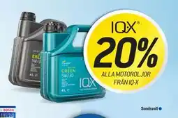 thansen ALLA MOTOROLJOR FRÅN IQ-X erbjuda