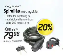 thansen Spirallås, SEK 79.96 erbjuda