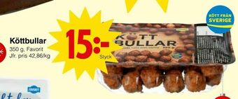 Matöppet Köttbullar erbjuda