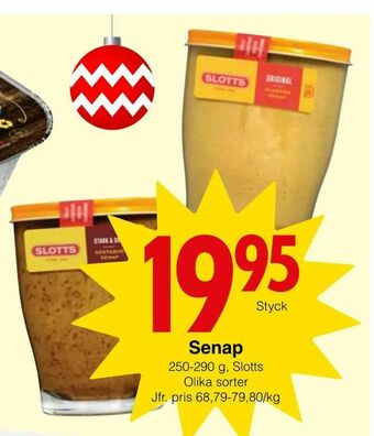 Matöppet Senap erbjuda