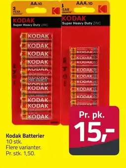 Fleggaard Kodak Batterier erbjuda