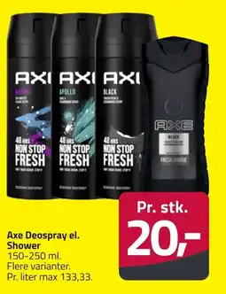 Fleggaard AXE Deospray el. Shower erbjuda