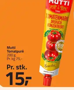 Fleggaard Mutti Tomatpuré erbjuda