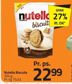 Fleggaard Nutella Biscuits erbjuda