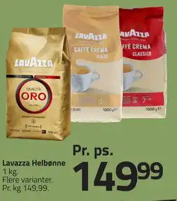 Fleggaard Lavazza Helbønne erbjuda