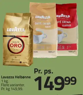 Fleggaard Lavazza Helbønne erbjuda