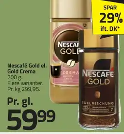 Fleggaard Nescafé Gold el. Gold Crema erbjuda