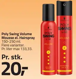 Fleggaard Poly Swing Volume Mousse el. Hairspray erbjuda