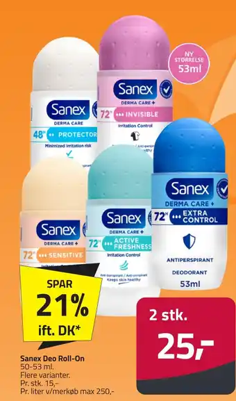 Fleggaard Sanex Deo Roll-On erbjuda