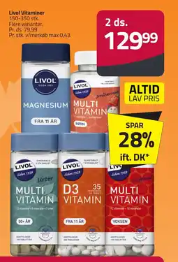 Fleggaard Livol Vitaminer erbjuda