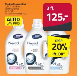Fleggaard Neutral Vaskemiddel erbjuda
