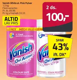 Fleggaard Vanish White el. Pink Pulver erbjuda