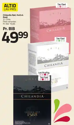 Fleggaard CHILANDIA Rød, Hvid el. Rosé erbjuda