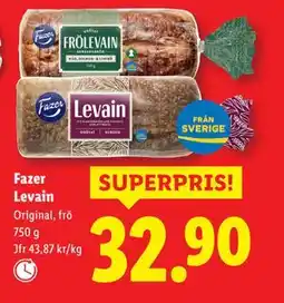 Lidl Fazer Levain, SEK 32.9 erbjuda