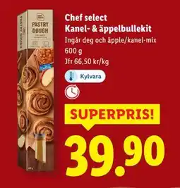 Lidl Chef select Kanel- & äppelbullekit, SEK 39.9 erbjuda