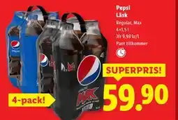 Lidl Pepsi Läsk, SEK 59.9 erbjuda
