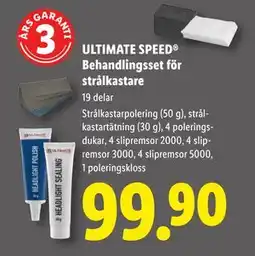 Lidl ULTIMATE SPEED Behandlingsset för strålkastare, SEK 99.9 erbjuda
