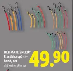 Lidl ULTIMATE SPEED Elastiska spännband, set, SEK 49.9 erbjuda