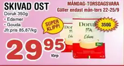 Nya Pulsen Doruk Skivad ost erbjuda