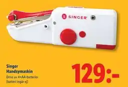 Lidl Singer Handsymaskin, SEK 129 erbjuda