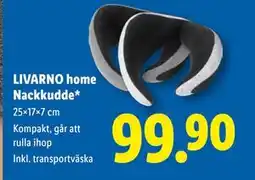 Lidl LIVARNO home Nackkudde, SEK 99.9 erbjuda