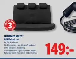 Lidl ULTIMATE SPEED Bilklädsel, set, SEK 149 erbjuda