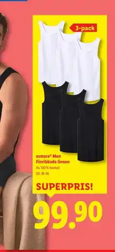 Lidl esmara Men Finribbade linnen, SEK 99.9 erbjuda