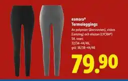 Lidl esmara Termo, SEK 79.9 erbjuda