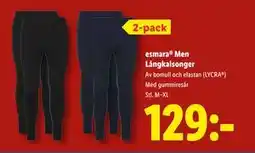 Lidl esmara Men Långkalsonger, SEK 129 erbjuda