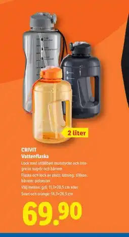 Lidl CRIVIT Vattenflaska, SEK 69.9 erbjuda