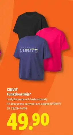 Lidl CRIVIT Funktionströja, SEK 49.9 erbjuda