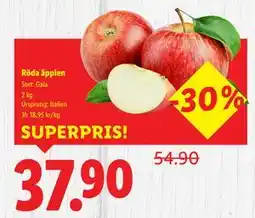 Lidl Röda äpplen, SEK 37.9 erbjuda