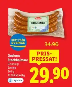 Lidl Gudruns Stockholmare, SEK 29.9 erbjuda