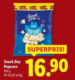 Lidl Snack Day Popcorn, SEK 16.9 erbjuda