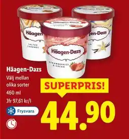 Lidl Häagen-Dazs, SEK 44.9 erbjuda