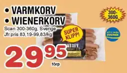 Nya Pulsen Varmkorv • Wienerkorv erbjuda