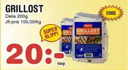 Nya Pulsen Delia Grillost erbjuda