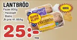 Nya Pulsen Lantbröd fazer erbjuda