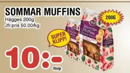 Nya Pulsen Sommar muffins erbjuda