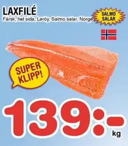 Nya Pulsen Laxfilé erbjuda