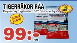 Nya Pulsen Tigerräkor råa erbjuda