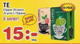 Nya Pulsen Te clipper erbjuda