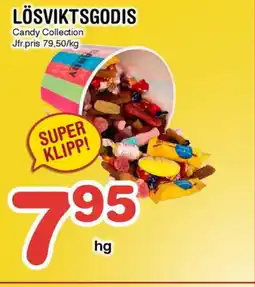 Nya Pulsen Lösviktsgodis candy collection erbjuda