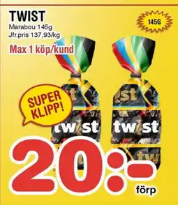 Nya Pulsen Twist marabou erbjuda