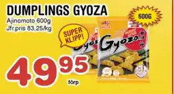 Nya Pulsen Dumplings gyoza ajinomoto erbjuda