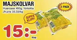 Nya Pulsen Majskolvar huercasa erbjuda