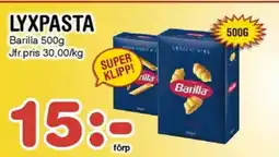 Nya Pulsen Lyxpasta barilla erbjuda